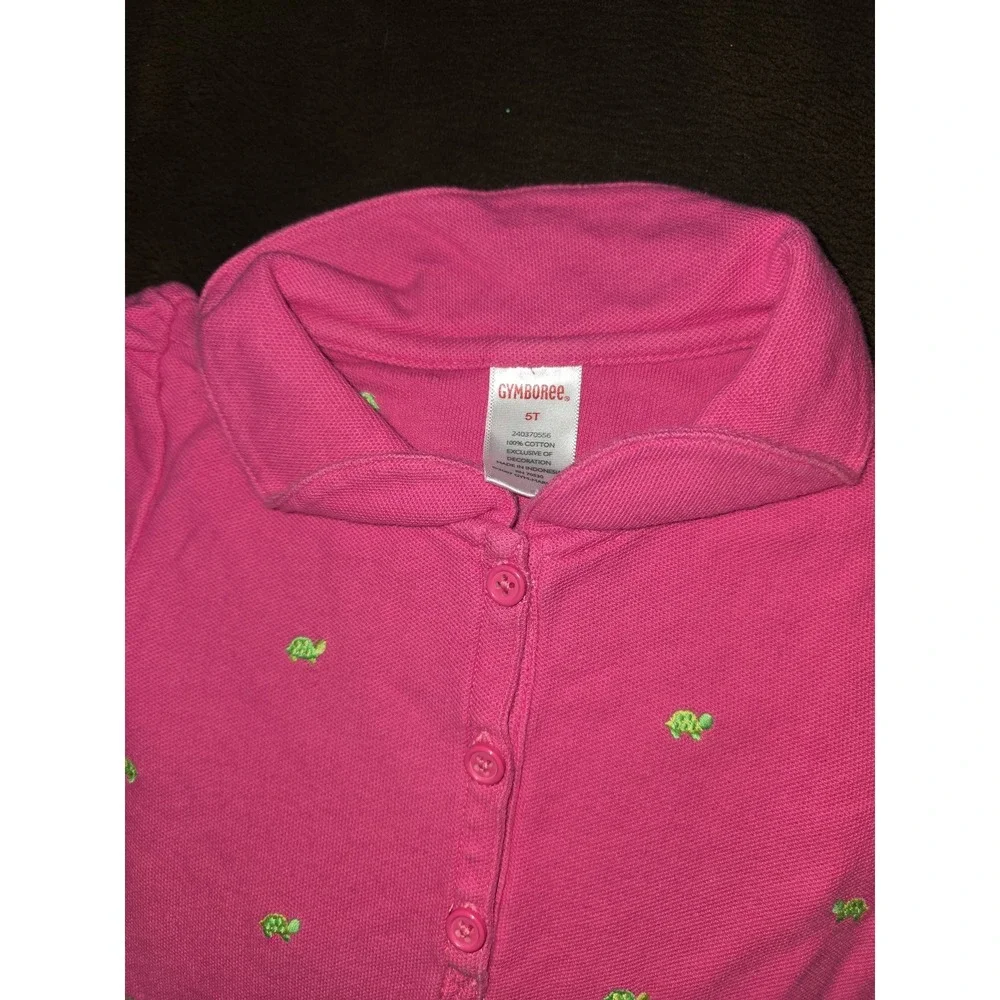 Gymboree tennis match pink turtle dress‎ size 5t
